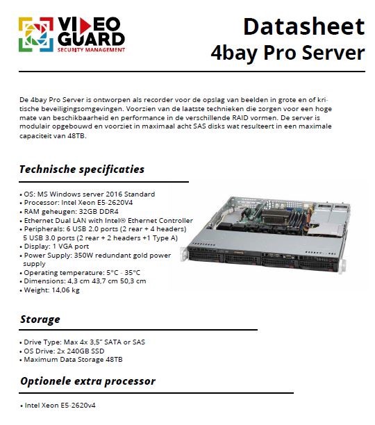 4bay Pro Server