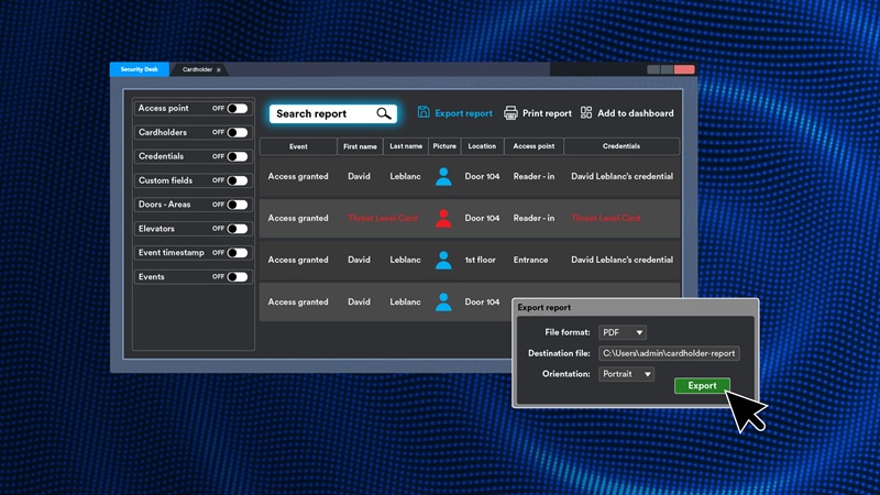 afbeelding Genetec security center