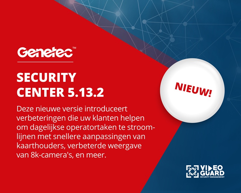 Snellere handelingen met Security Center 5.13.2