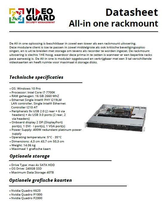 All-in one rackmount